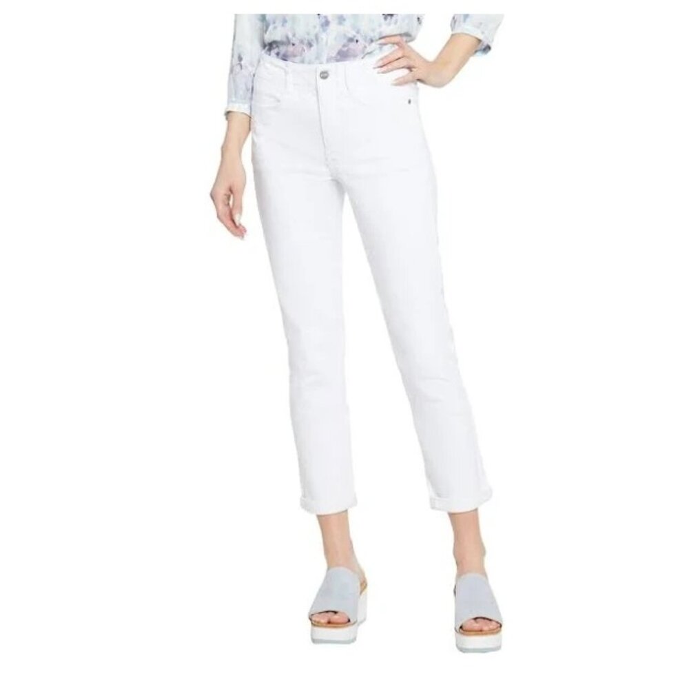 NYDJ‎ Girlfriend Cool Embrace Jean White Size 26W